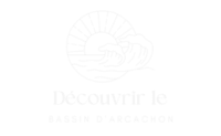 Logo découvrir le bassin d'arcachon bleu transparent